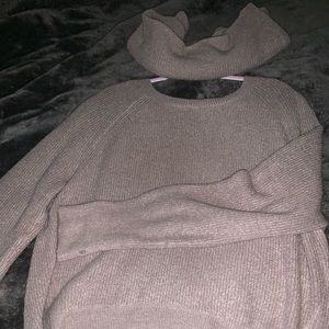 2 piece funnel neck sweater❤️